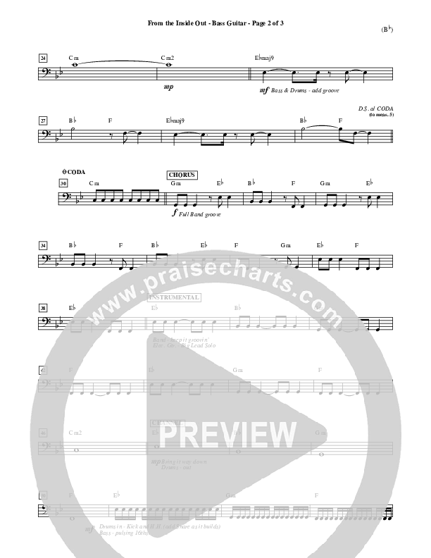 From The Inside Out Bass Guitar (Joel Houston)