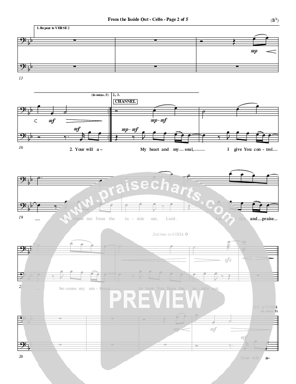 From The Inside Out Cello (Joel Houston)