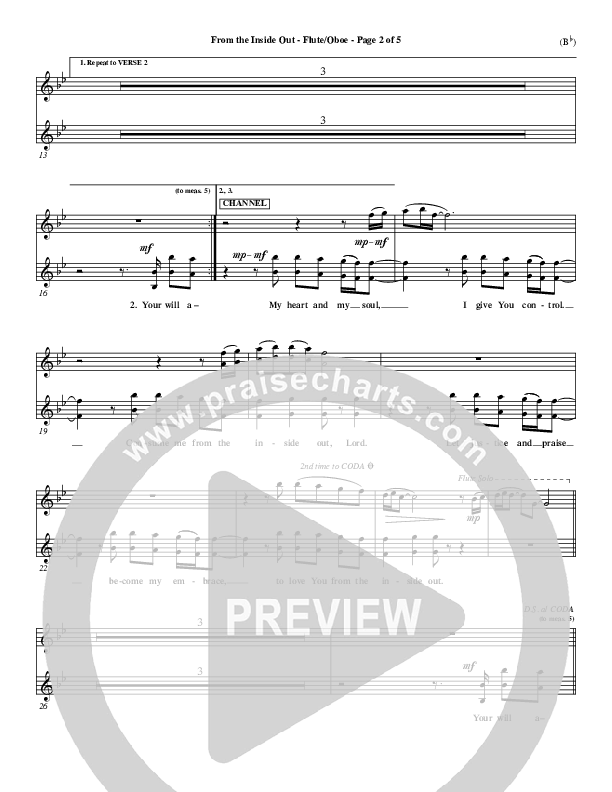 From The Inside Out Flute/Oboe (Joel Houston)