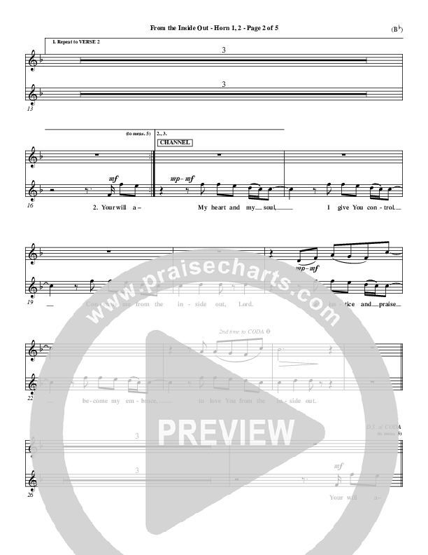 From The Inside Out French Horn 1/2 (Joel Houston)