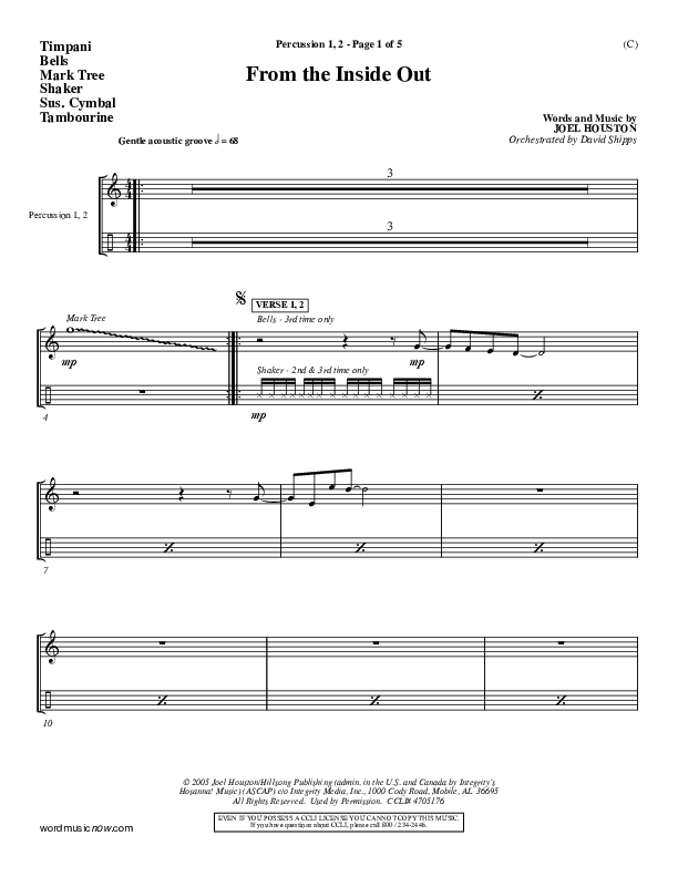 From The Inside Out Percussion (Joel Houston)