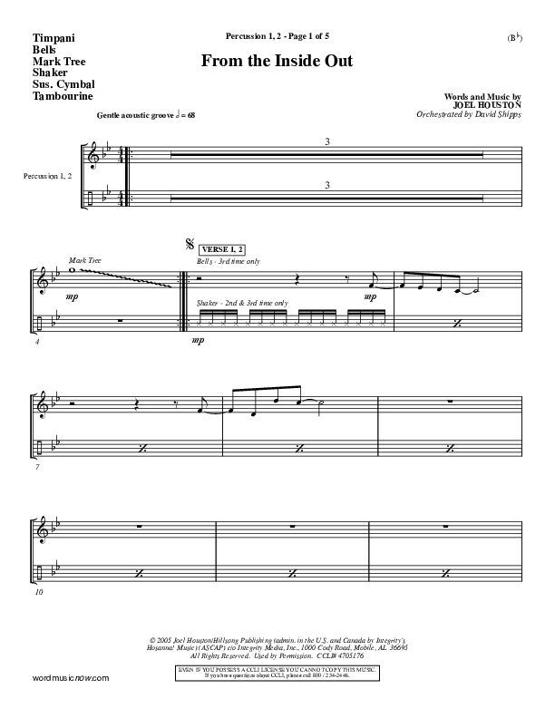 From The Inside Out Timpani (Joel Houston)