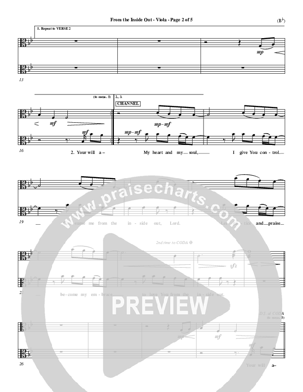 From The Inside Out Viola (Joel Houston)