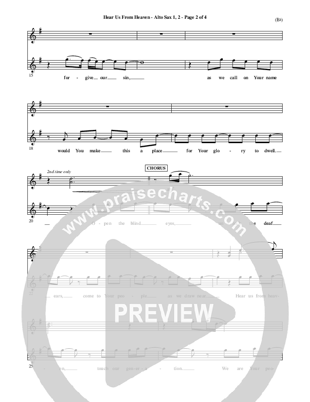 Hear Us From Heaven Alto Sax 1/2 (Jared Anderson)