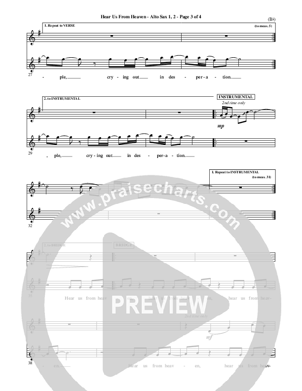 Hear Us From Heaven Alto Sax 1/2 (Jared Anderson)