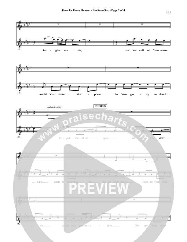 Hear Us From Heaven Bari Sax (Jared Anderson)