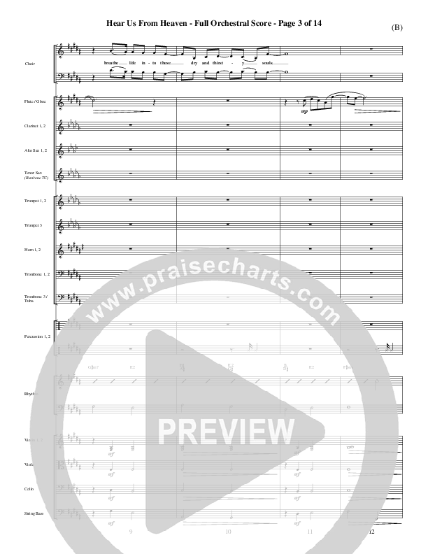 Hear Us From Heaven Conductor's Score (Jared Anderson)