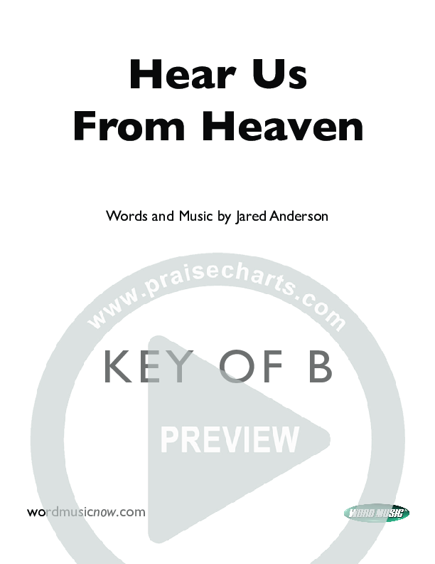 Hear Us From Heaven Cover Sheet (Jared Anderson)