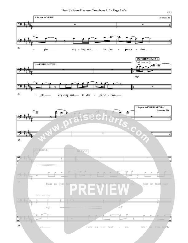 Hear Us From Heaven Trombone 1/2 (Jared Anderson)