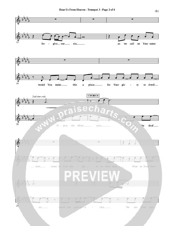 Hear Us From Heaven Trumpet 3 (Jared Anderson)