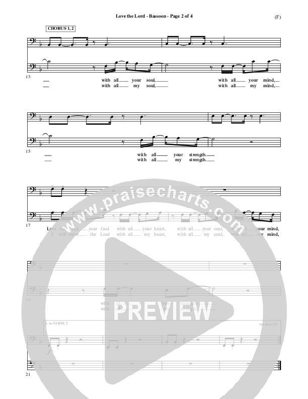 Love The Lord Bassoon (Lincoln Brewster)