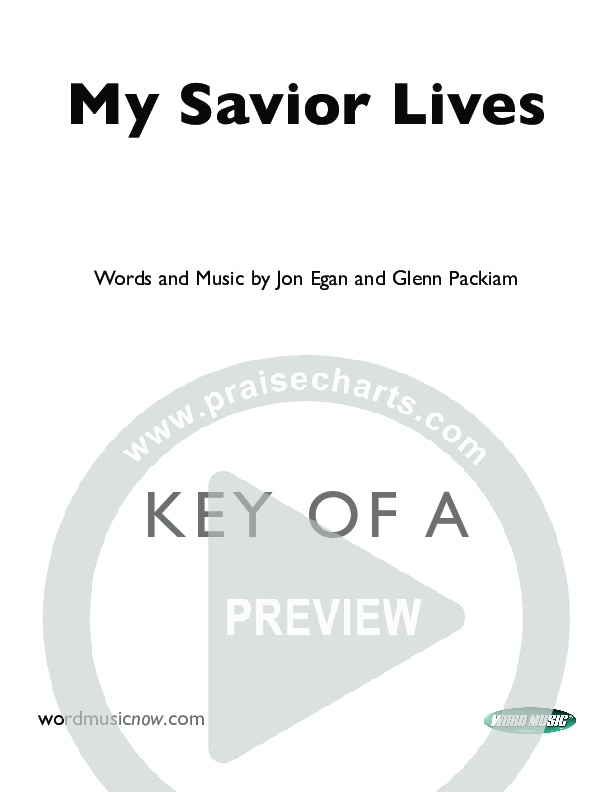 My Savior Lives Cover Sheet ()