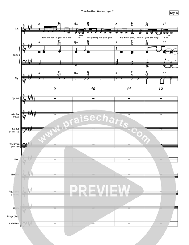 You Are God Alone Conductor's Score (Phillips Craig & Dean)