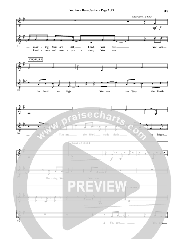 You Are Bass Clarinet (Mark Roach)