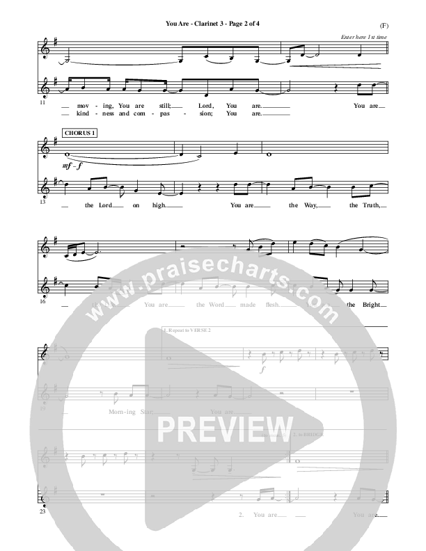 You Are Clarinet 3 (Mark Roach)