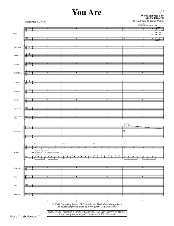 You Are Conductor's Score (Mark Roach)