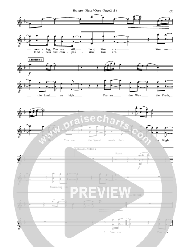 You Are Flute/Oboe (Mark Roach)