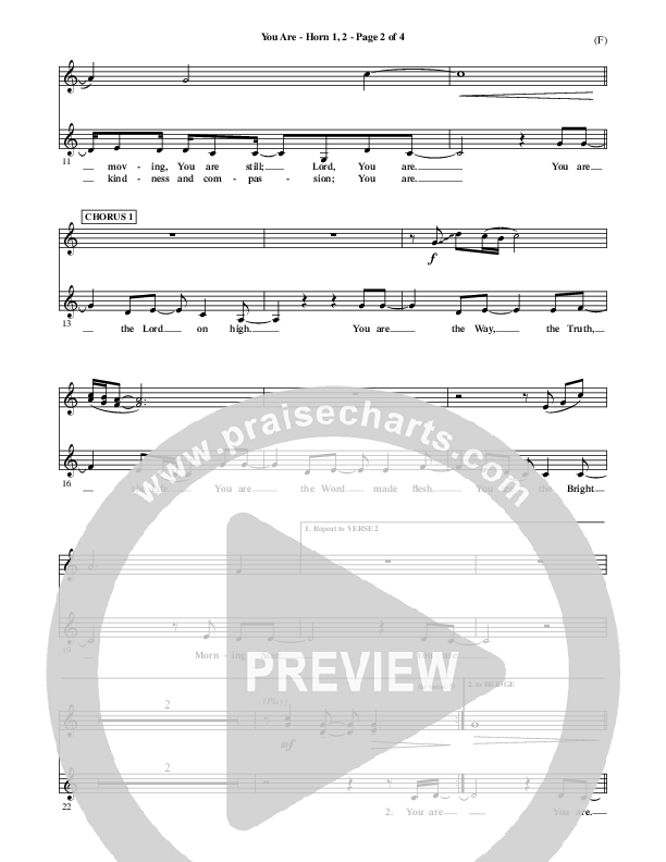 You Are French Horn 1/2 (Mark Roach)