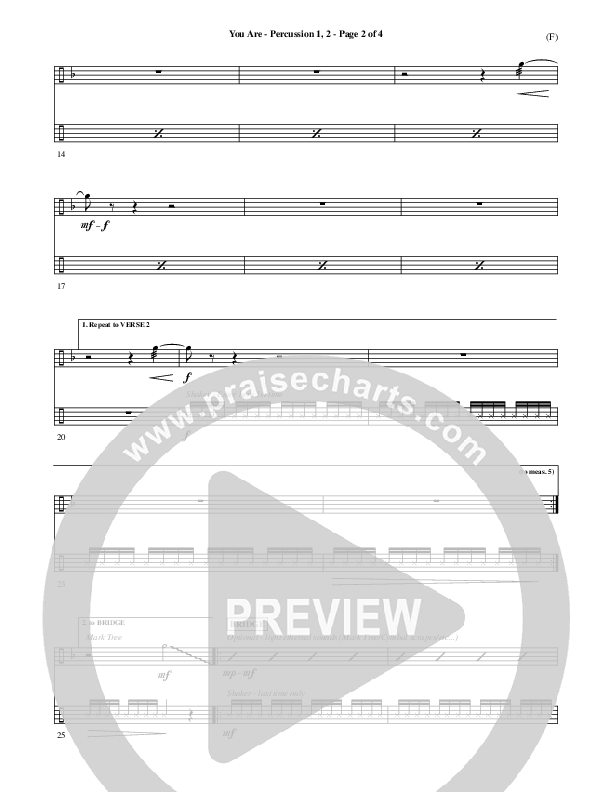 You Are Percussion 1/2 (Mark Roach)