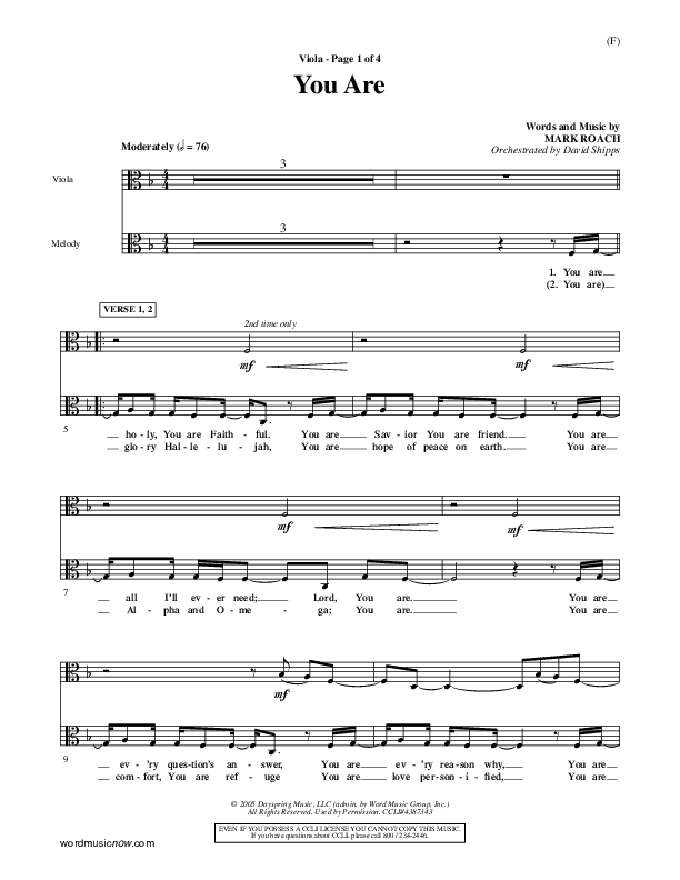 You Are Viola (Mark Roach)