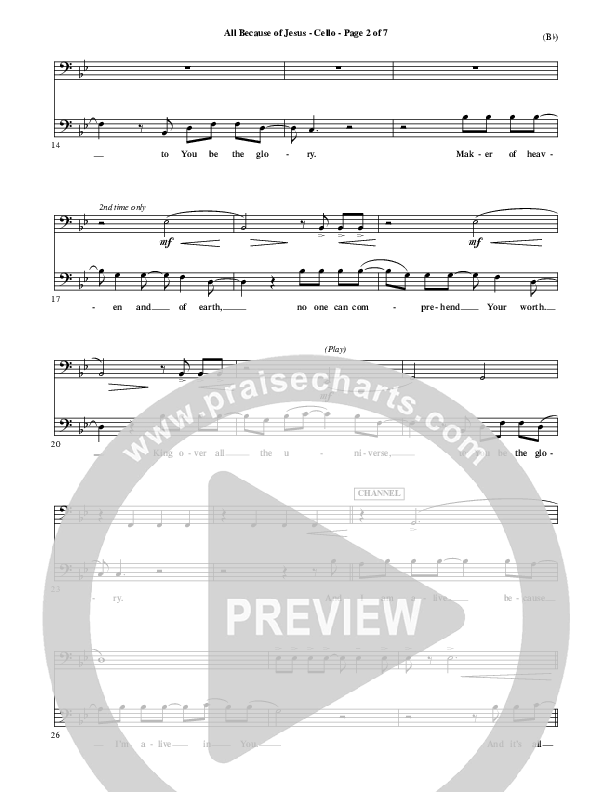 All Because Of Jesus Cello (FEE Band)