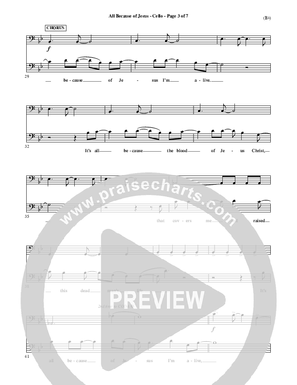 All Because Of Jesus Cello (FEE Band)