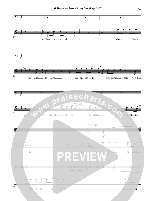 All Because Of Jesus Double Bass (FEE Band)