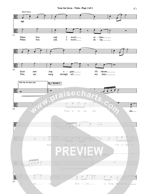 None But Jesus Viola (Brooke Fraser)