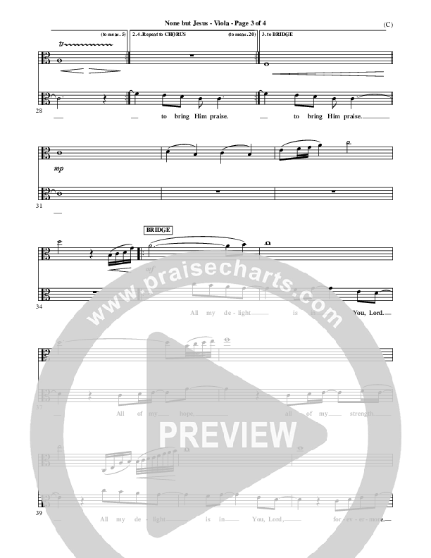 None But Jesus Viola (Brooke Fraser)