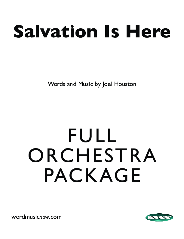Salvation Is Here Cover Sheet (Joel Houston)