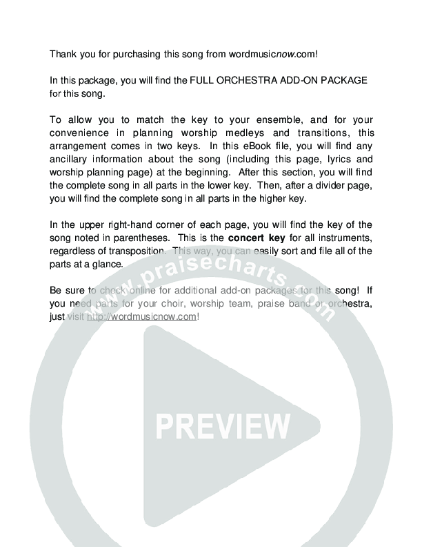 Salvation Is Here Orchestration (Joel Houston)