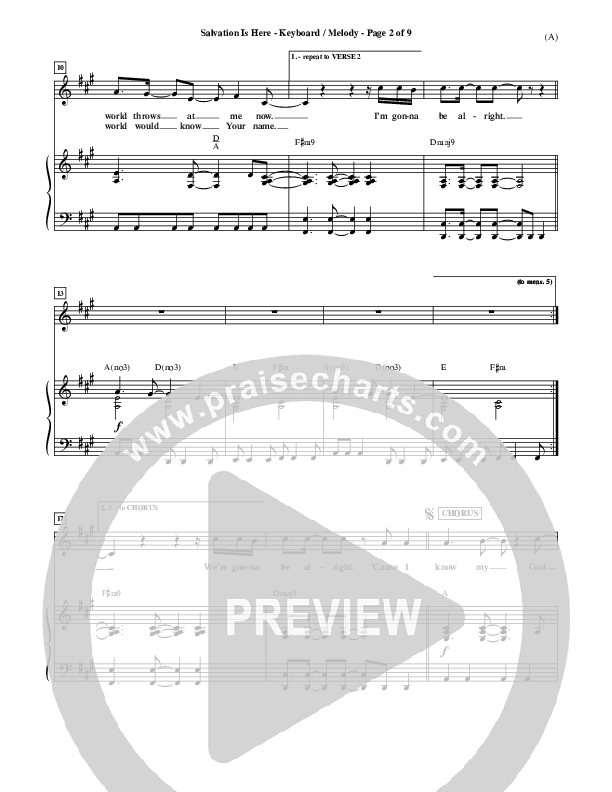 Salvation Is Here Piano/Vocal (Joel Houston)