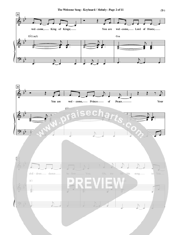 The Welcome Song Piano/Vocal (Pocket Full Of Rocks)