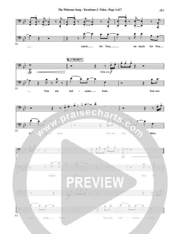 The Welcome Song Trombone 3/Tuba (Pocket Full Of Rocks)
