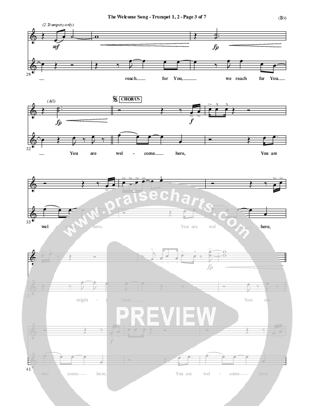 The Welcome Song Trumpet 1,2 (Pocket Full Of Rocks)