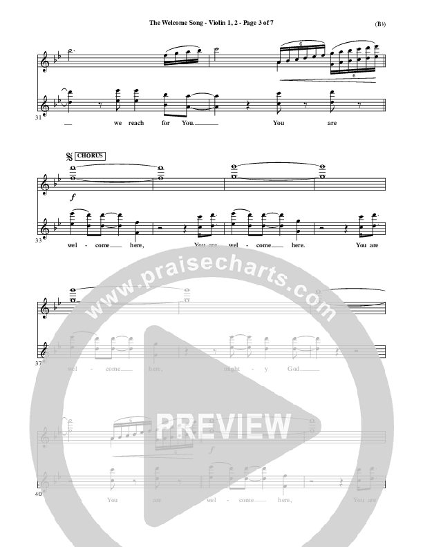 The Welcome Song Violin 1/2 (Pocket Full Of Rocks)