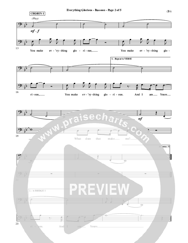 Everything Glorious Bassoon (David Crowder)