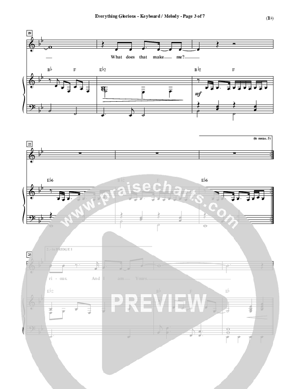 Everything Glorious Piano/Vocal (David Crowder)