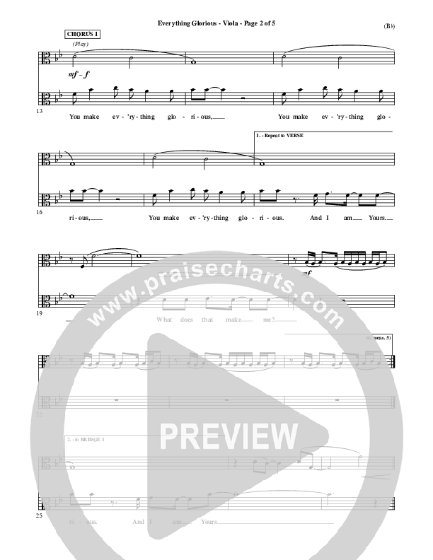 Everything Glorious Viola (David Crowder)