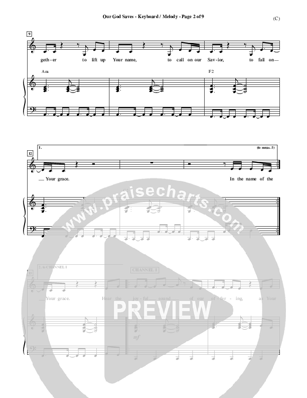 Our God Saves Piano/Vocal (Paul Baloche)