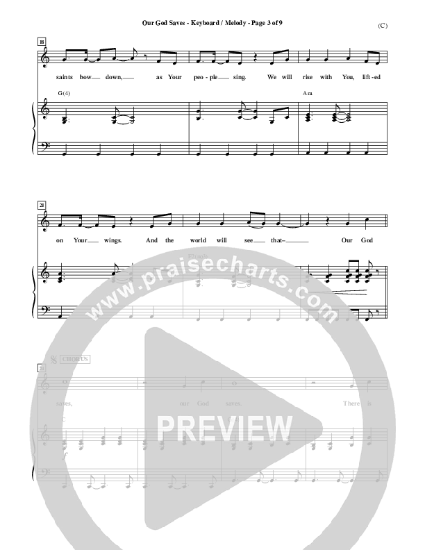 Our God Saves Piano/Vocal (Paul Baloche)