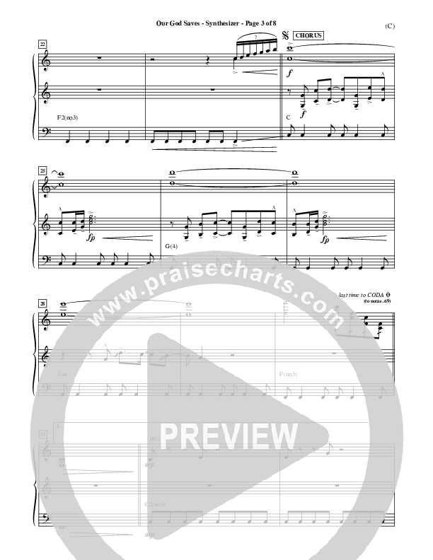 Our God Saves Synth (Paul Baloche)