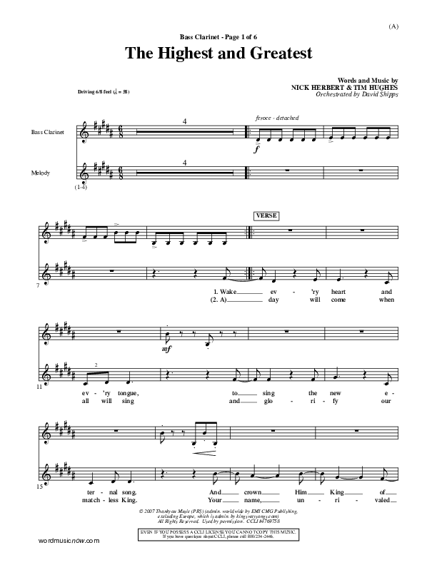 The Highest And The Greatest Bass Clarinet (Tim Hughes)