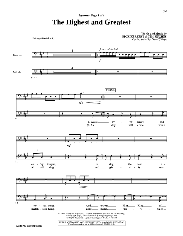 The Highest And The Greatest Bassoon (Tim Hughes)