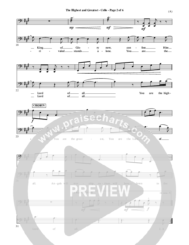 The Highest And The Greatest Cello (Tim Hughes)