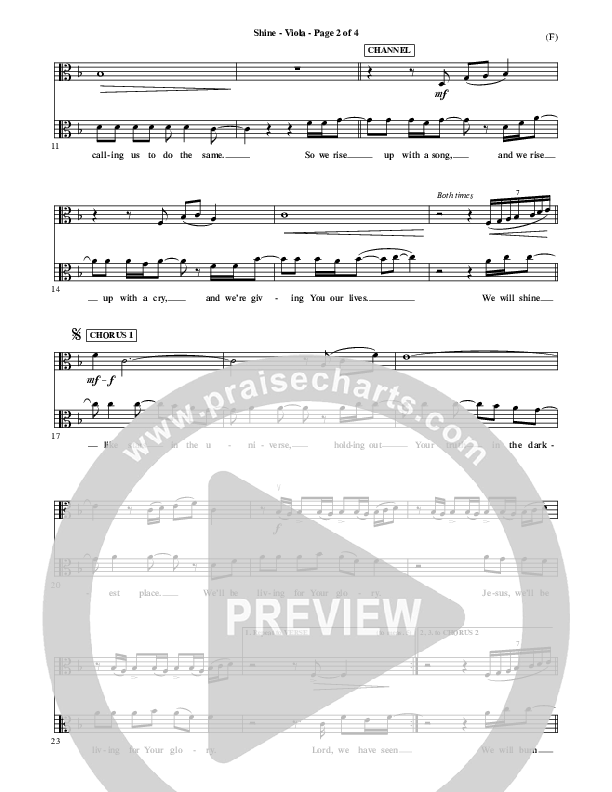 Shine Viola (Matt Redman)