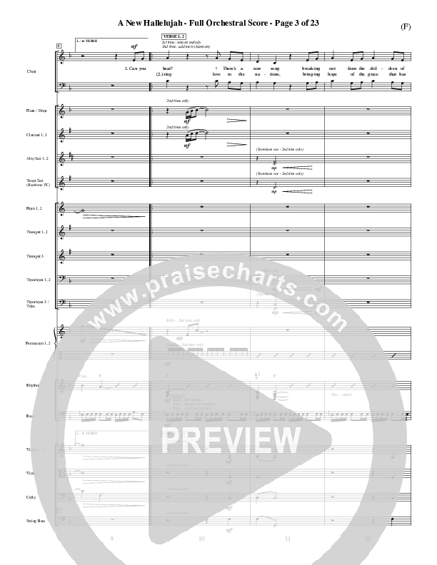A New Hallelujah Conductor's Score (Michael W. Smith)