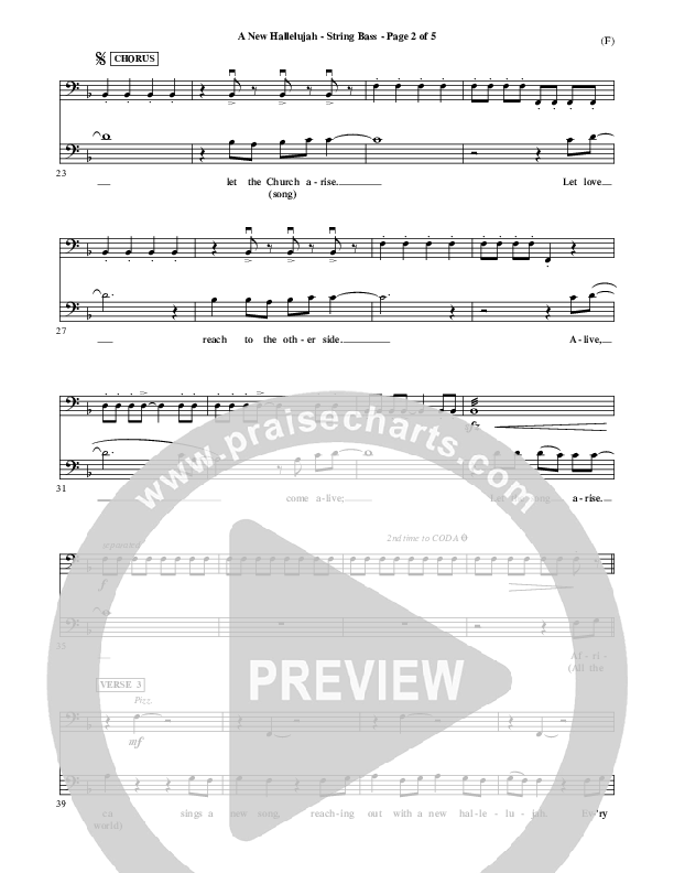 A New Hallelujah Double Bass (Michael W. Smith)