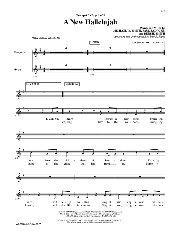 A New Hallelujah Trumpet 3 (Michael W. Smith)