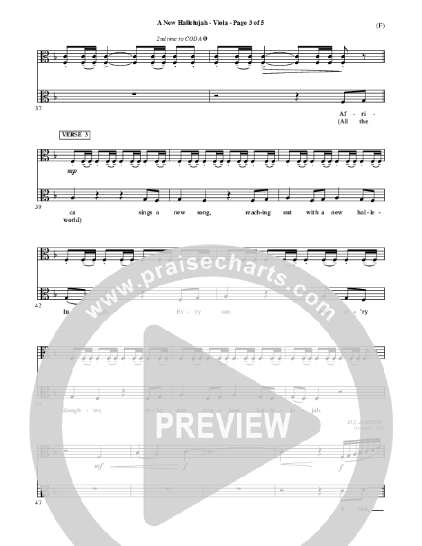 A New Hallelujah Viola (Michael W. Smith)